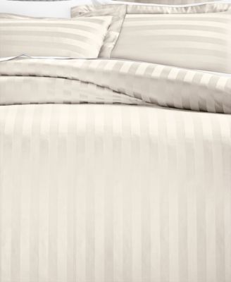 1.5" Stripe 550 Thread Count 100% Cotton 2-Pc. Duvet Cover Set, Twin, Exclusively at Macy’s