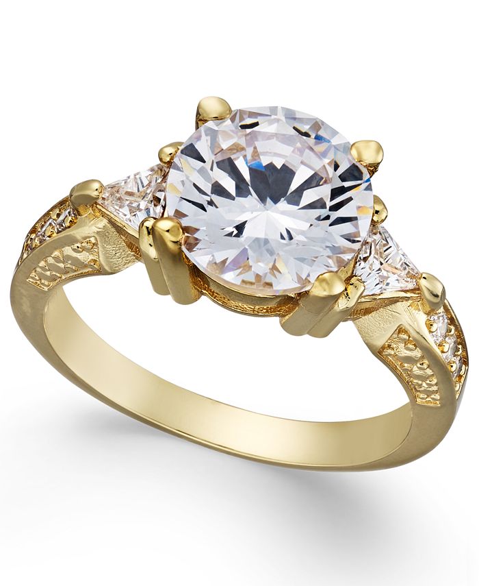Charter Club GoldTone Crystal Ring, Created for Macy's & Reviews
