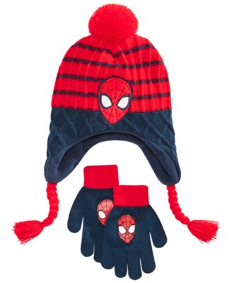 spiderman winter hat and gloves