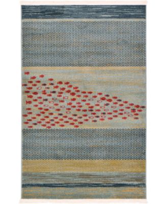 Bayshore Home Ojas Oja1 Light Blue Area Rug Collection