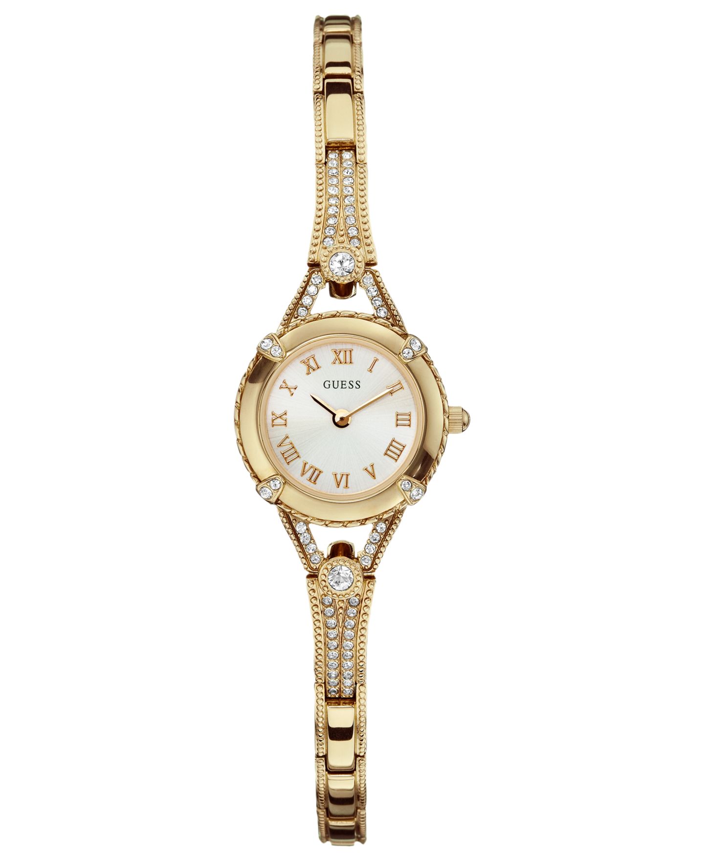 Женские часы GUESS на золотистом браслете 22мм — фото 1