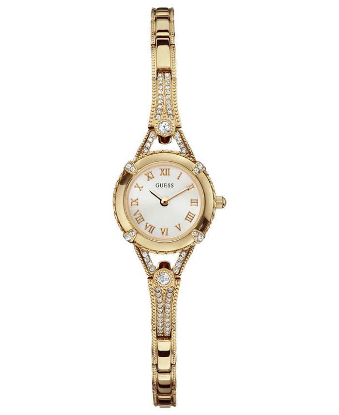Underlegen ukendt søm GUESS Watch, Women's Gold Tone Bracelet 22mm U0135L2 & Reviews - Macy's