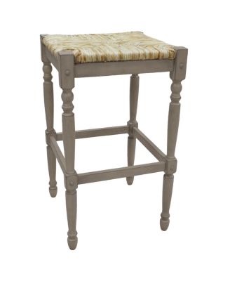 French Country 30" Turned Leg Seat Stool