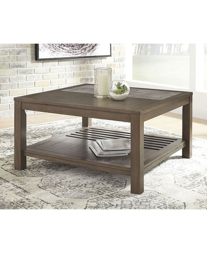 Signature Design By Ashley Ashley Furniture Deylin Coffee Table Macy's