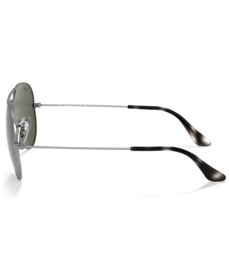 Unisex Sunglasses, AVIATOR LARGE METAL RB3025