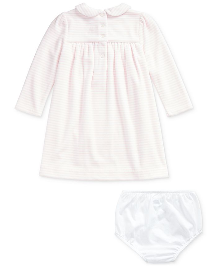 Polo Ralph Lauren Ralph Lauren Baby Girls Velour Dress Macy's