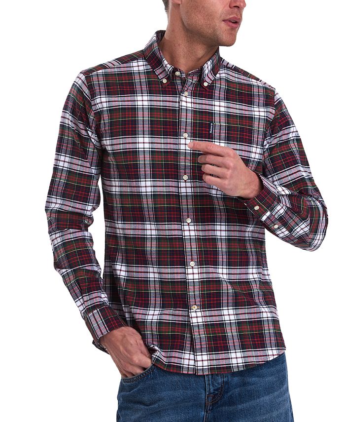 Barbour Men's Tailored-Fit Highland Check Shirt & Reviews - Casual ...