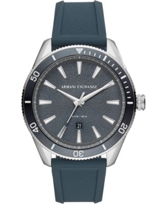 armani exchange silicone watch