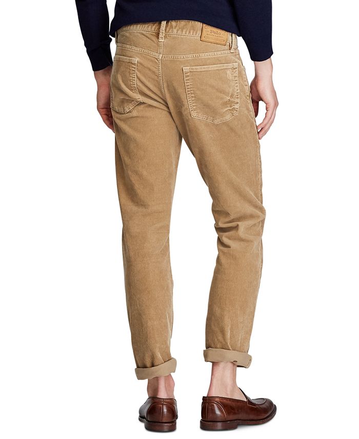 Polo Ralph Lauren Men's Slim Straight Corduroy Pants - Macy's