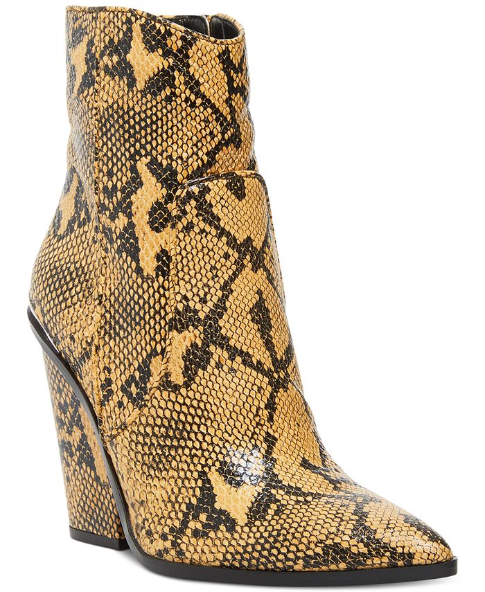 Steve Madden Women's Rarely Western Leather Booties - Macy's