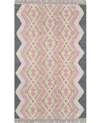 Novogratz Indio Ind-1 Pink Area Rug Collection