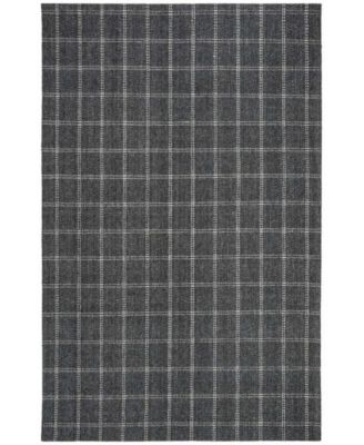 Lauren Ralph Lauren Tamworth Check Lrl6450a Charcoal Area Rug Collection