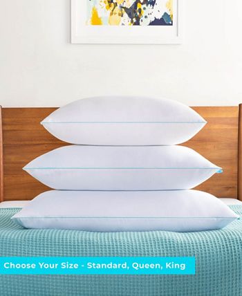 Linenspa - &nbsp;Signature Collection&nbsp;Gel Encased Shredded Memory Foam Pillow, Standard