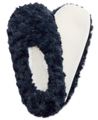 Faux-Fur Slipper Socks, Created for Macy's