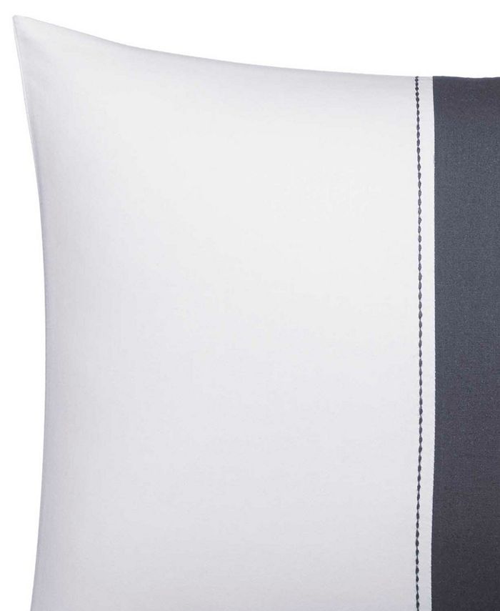 Vera Wang Zig Zag Center Pieced Stripe Throw Pillow Macy's