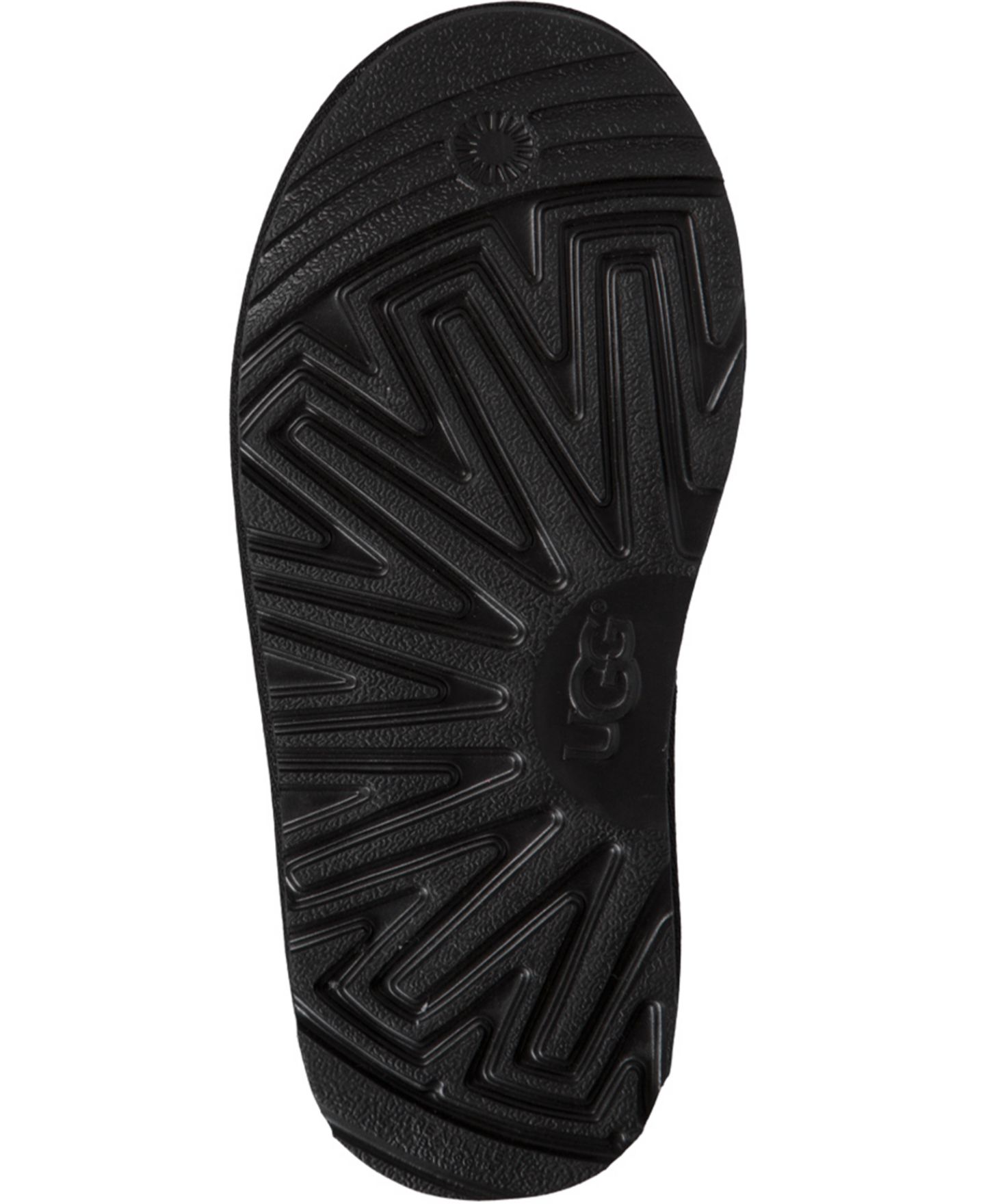 Детские сабо UGG® Tasman II Clog Round Toe Slippers, цвет: Чёрный — фото 5