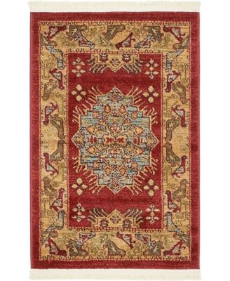 Bayshore Home Harik Har1 Red Area Rug Collection