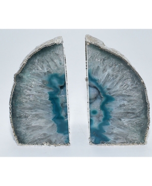 Nature's Decorations - Premium Silver-tone Trim Large Bookends