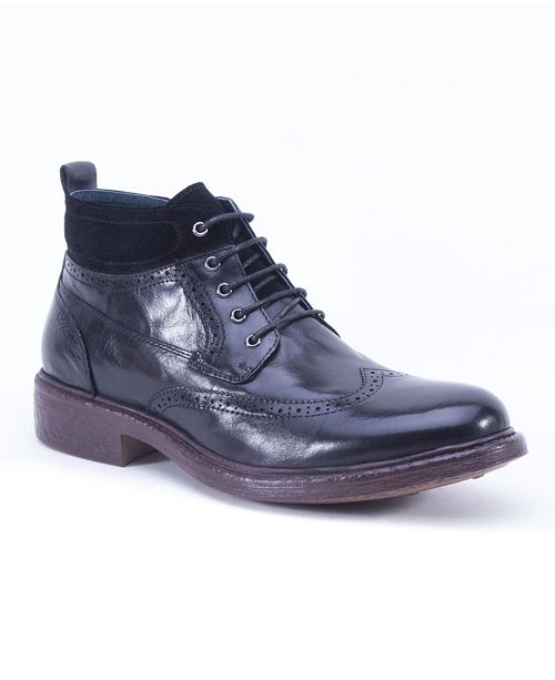 English Laundry Men S Leather Casual Lace Up Boot Reviews All Men S Shoes Men Macy S