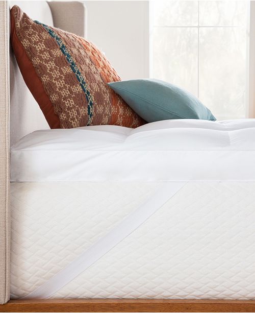 Linenspa 3 Down Alternative Fiber Bed Mattress Topper Queen Reviews Mattress Pads Toppers Bed Bath Macy S