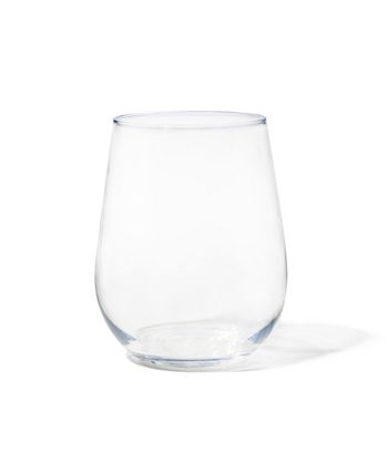 TOSSWARE Reserve Set 4 Bicchieri Scanalati In Tritan 350 Ml – Infrangibili, Lavabili In Lavastoviglie E Adatti A Microonde E Freezer