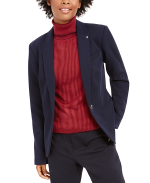 Tommy Hilfiger One-Button Blazer