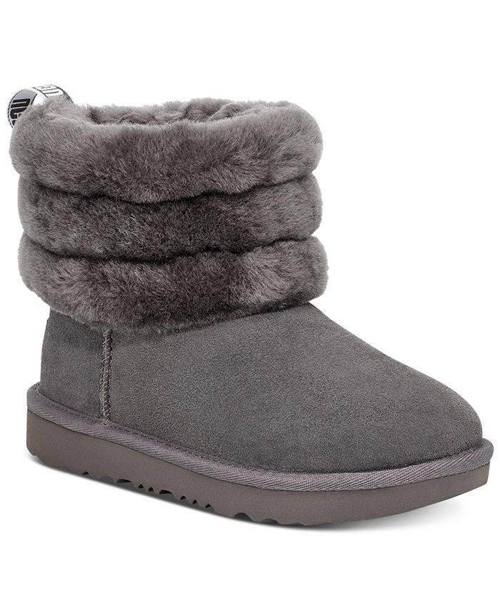 UGG® Toddler Girls Fluff Mini Quilted Boots - Macy's