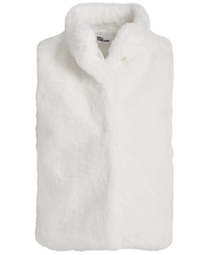 image of Epic Threads Little Girls Solid Faux Fur Vest