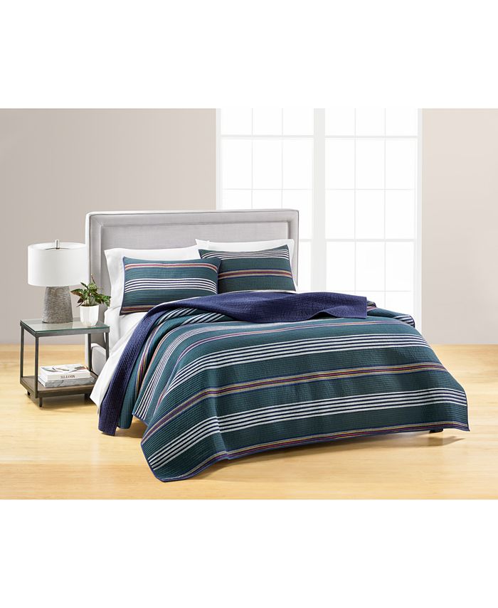 Martha Stewart Collection CLOSEOUT! Lodge Yarn Dye King Quilt, Created for Macy's Macy's
