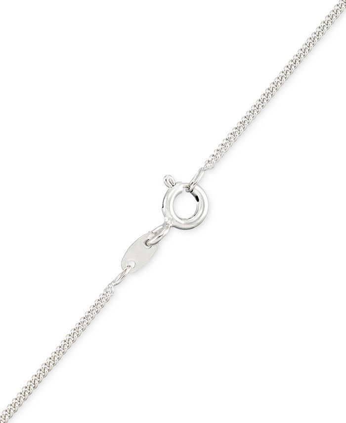 Macy's - Jade (18 x 25 x 5mm) & Marcasite Floral 18" Pendant Necklace in Sterling Silver