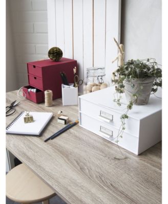 Bigso Box of Sweden Birger 2 Drawer File Box