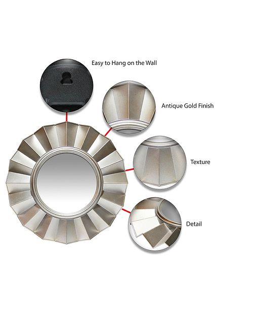 Infinity Instruments Round Wall Mirror & Reviews All Mirrors Home