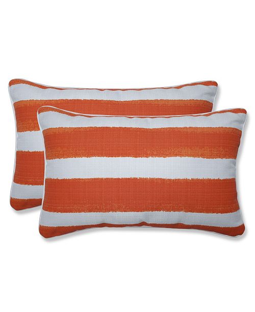 Pillow Perfect Nico Stripe 11 5 X 18 5 Outdoor Decorative Pillow