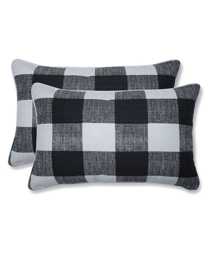 Pillow Perfect Printed Indoor/Outdoor 2Pack Decorative Pillow, 12" x