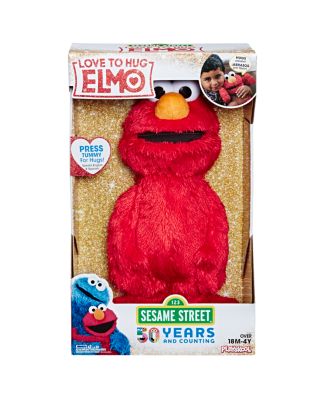 Sesame Street Love to Hug Elmo Talking, Singing, Hugging 14-inch Plush Toy for Toddlers, Kids 18 Months and Up