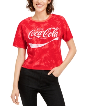 image of Love Tribe Juniors- Coca-Cola Tie-Dye T-Shirt