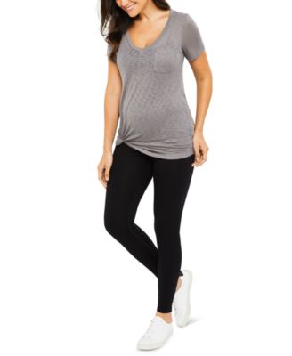 French Terry Maternity Leggings 