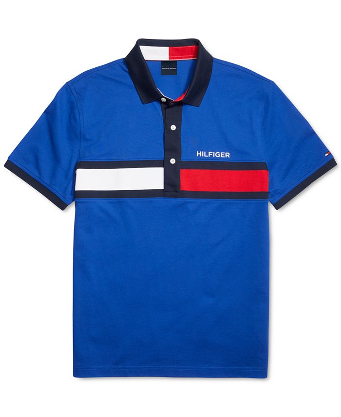 Tommy Hilfiger Boys' Adaptive Polo Shirt with Magnetic Buttons 