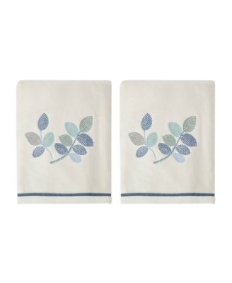 Croscill - Mosaic Leaves Spa 2-Pc. Bath Towel Set