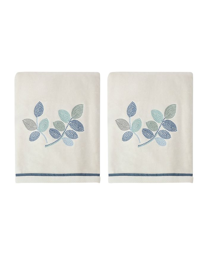 Croscill Mosaic Leaves Spa 2Pc. Bath Towel Set Macy's