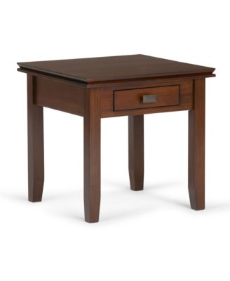 Simpli Home - Artisan End Table, Quick Ship