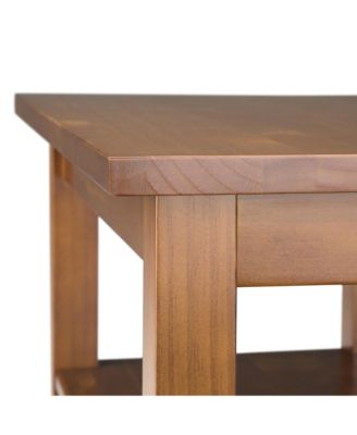 Warm Shaker Narrow Side Table