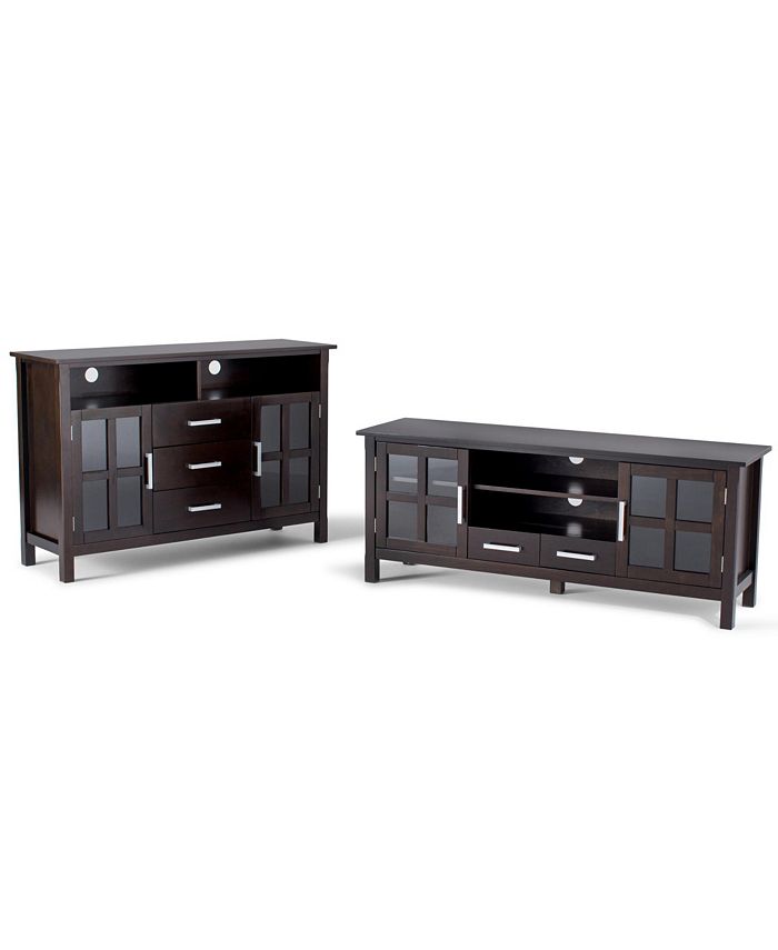 Simpli Home Kitchener TV Stand Macy's
