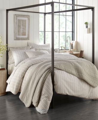 Dkny Chenille Stripe King Comforter Set Reviews Comforters