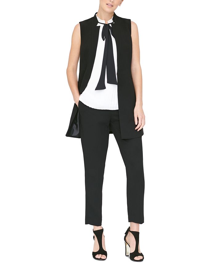 DKNY NotchedLapel Sleeveless Blazer Macy's