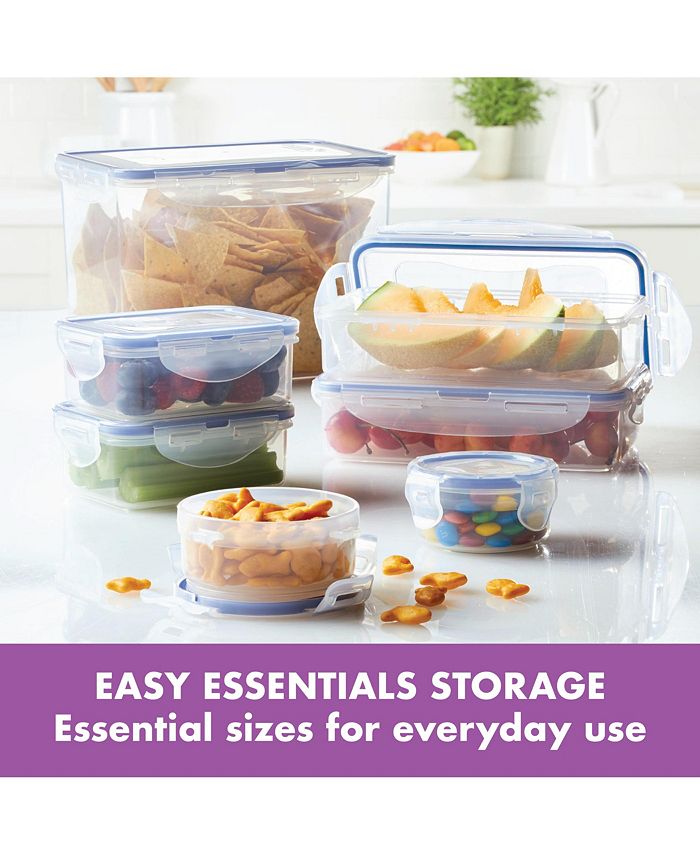 Lock n Lock - Easy Essentials™ Rectangular 14-Pc. Food Storage Container Set