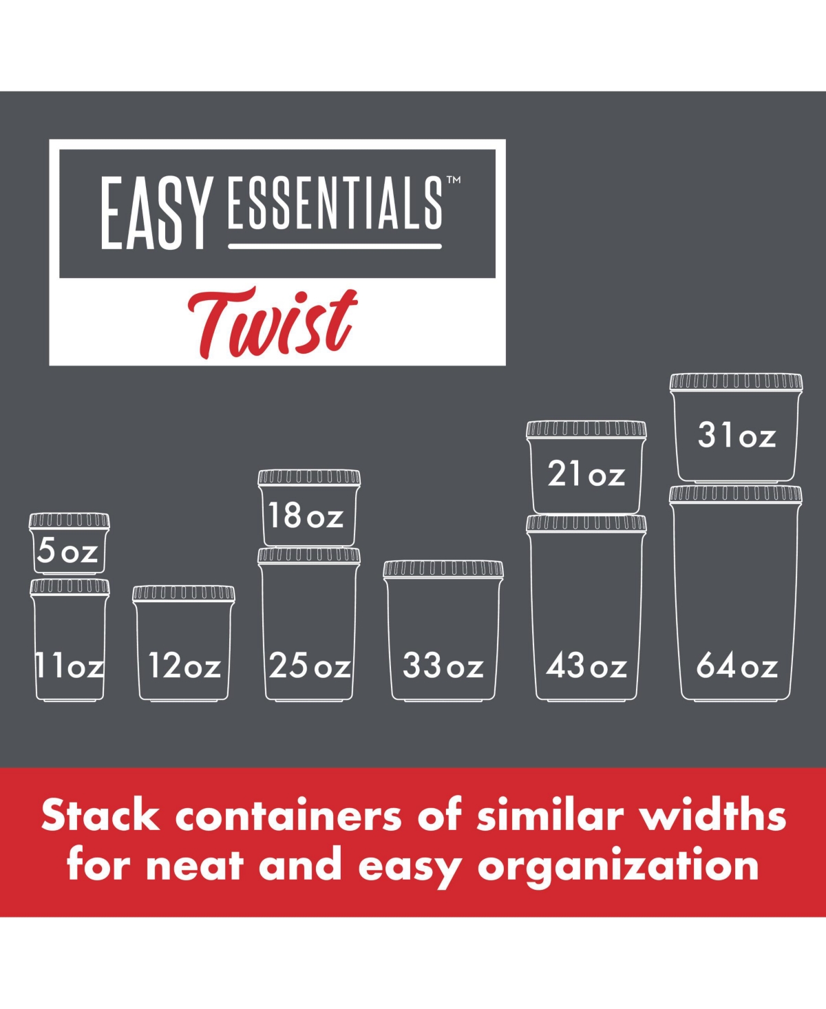 Lock n Lock Easy Essentials Twist 5-Oz. Food Storage Container