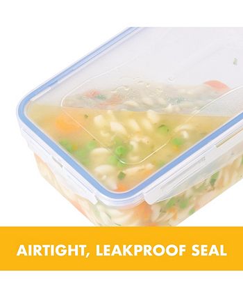 Lock n Lock - Easy Essentials™ 7.6-Cup Rectangular Food Storage Container, Set of 4