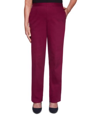 Alfred Dunner - Autumn Harvest Pull-On Flat Front Jeans
