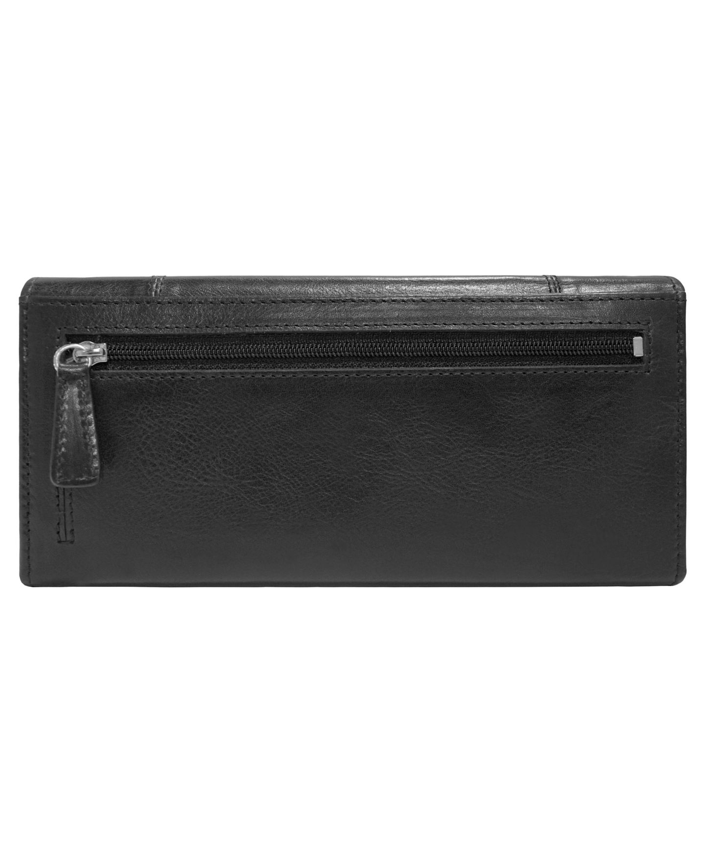 Женский кошелёк Mancini Casablanca Collection RFID Secure Ladies Trifold Wallet, цвет: Чёрный — фото 5